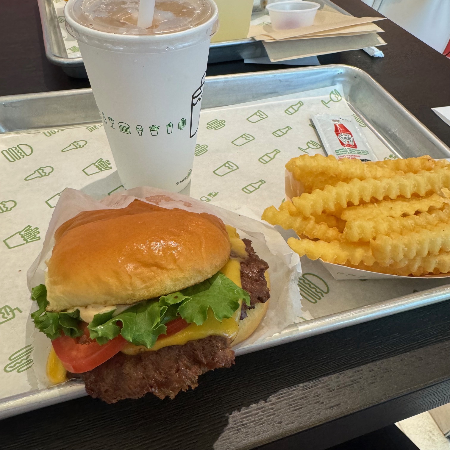 Shake Shackのハンバーガー♬