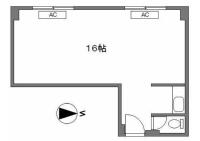 新宿Qフラットビル 間取り図