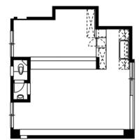 高田馬場4丁目店舗 間取り図