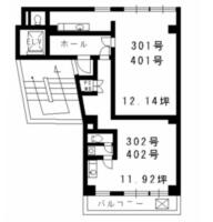 目白久保ビル 間取り図