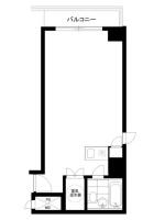 新宿御苑前マンション 間取り図