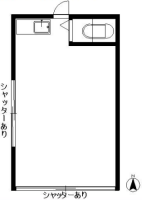 高山店舗 西側 間取り図